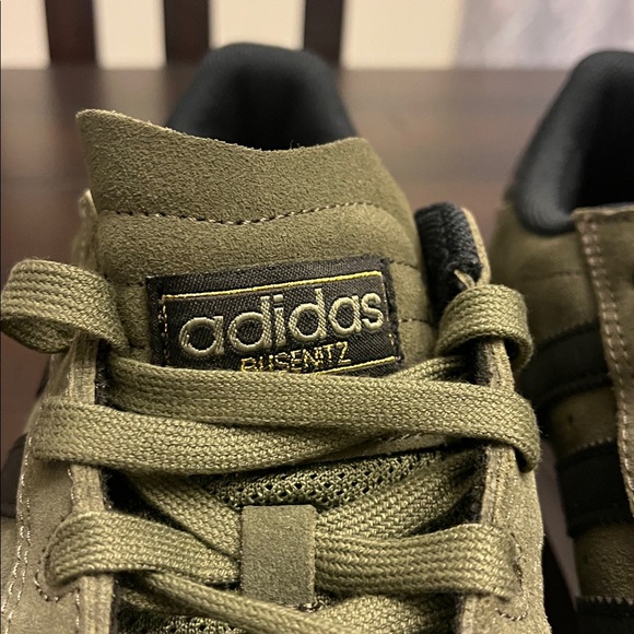 Adidas Busenitz Vulc II Shoes Sneakers new JQ1027 green Mens Size 9.5 - Picture 8 of 13